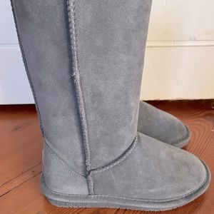 Women’s Bearpaw Emma Tall Sheepskin Boot, Size 6
